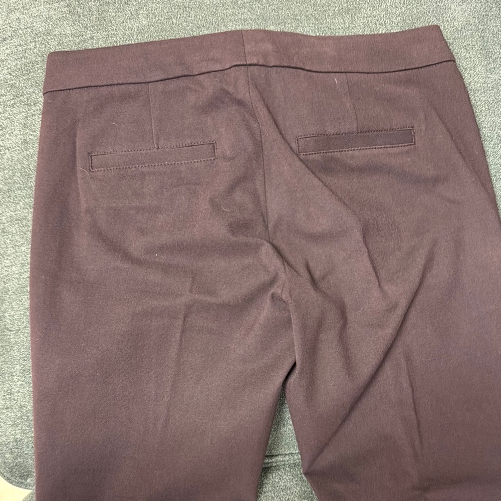 Banana Republic Women's Ankle Pants in Rich Burgundy - Picture 6 of 6